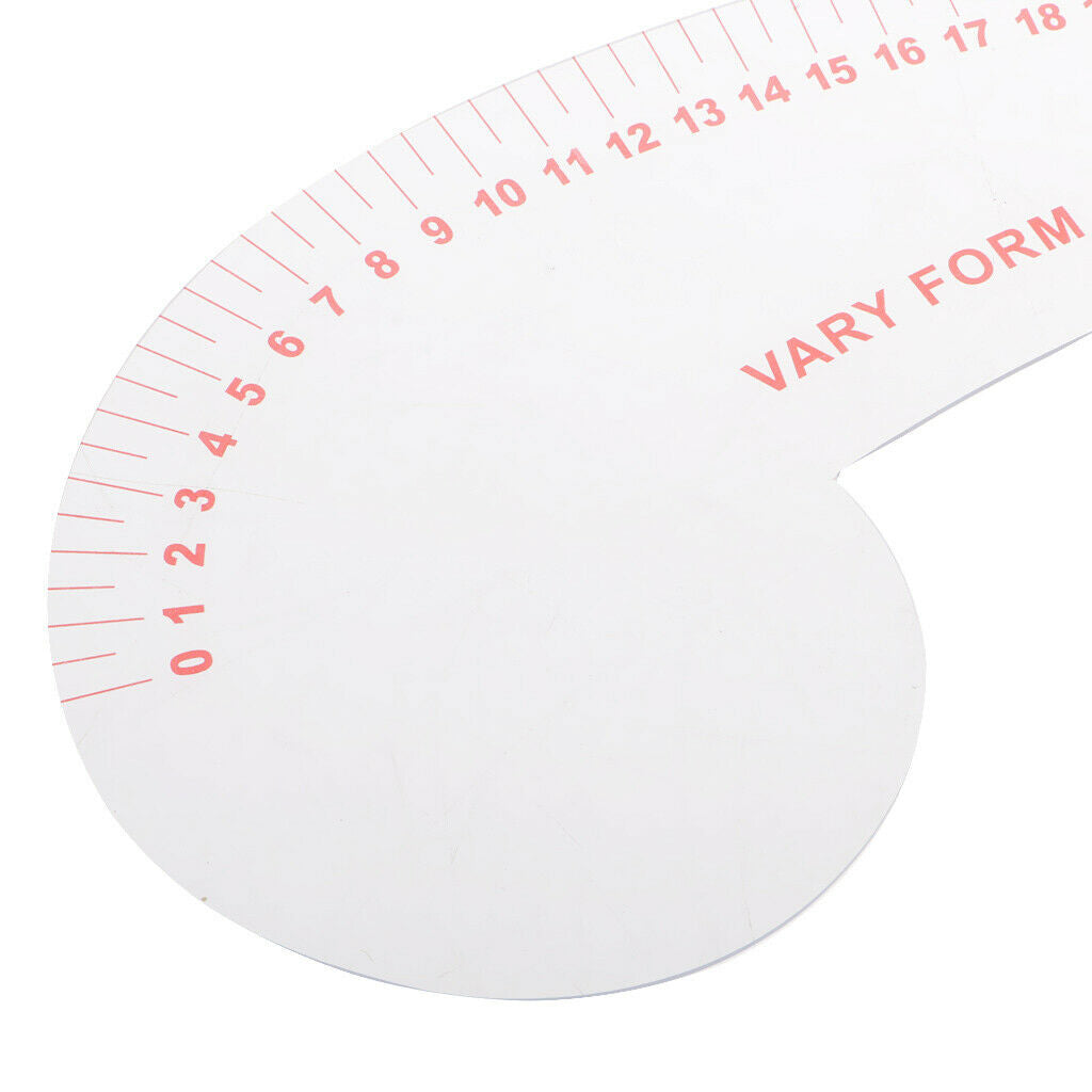 12.2 inch Long Comma Shaped Ruler Sewing Tools by Clothing Sewing Supplies