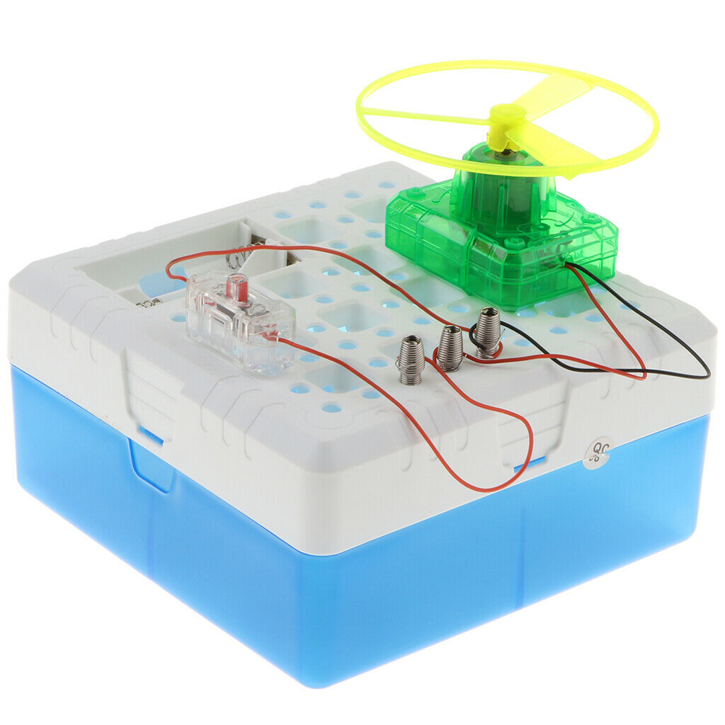 DIY Assembled Flying Disc Electric Circuit Science Kit Kids Student Physical