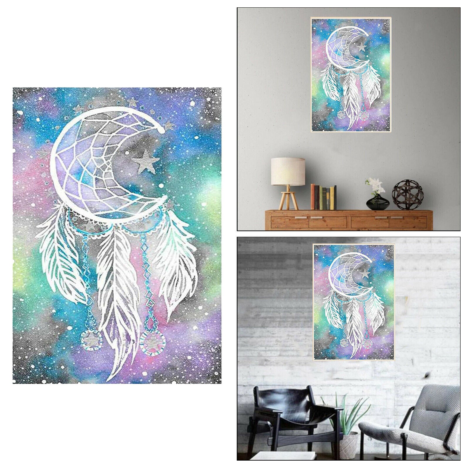 5D Diamond Painting Dreamcatcher Cross Stitch Mosaic Picture Of Rhinestones