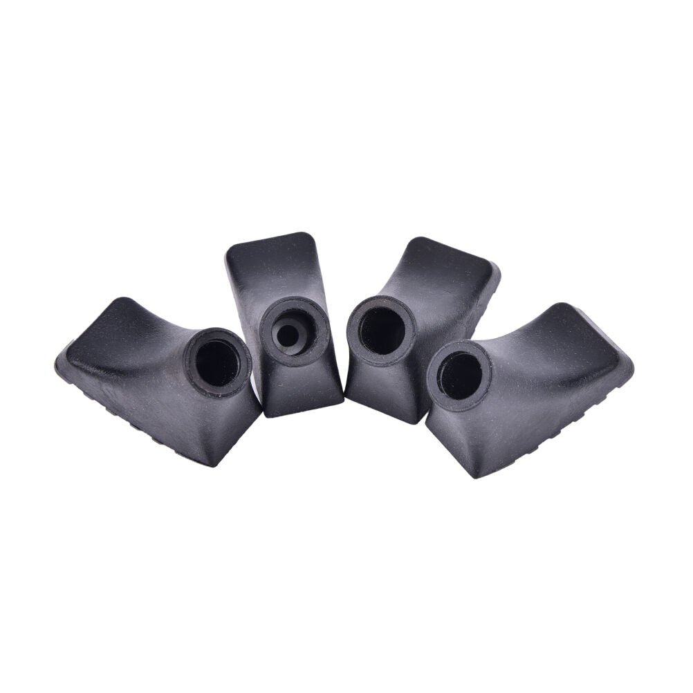 4X Anti-slip rubber paw feet tips hammers hiking stick walking trekking cap Fx