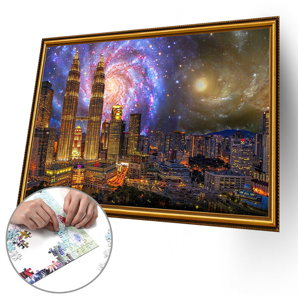 DIY Magic City Paper Puzzles 1000pcs for Adults Kids Jigsaw Picture Toys @