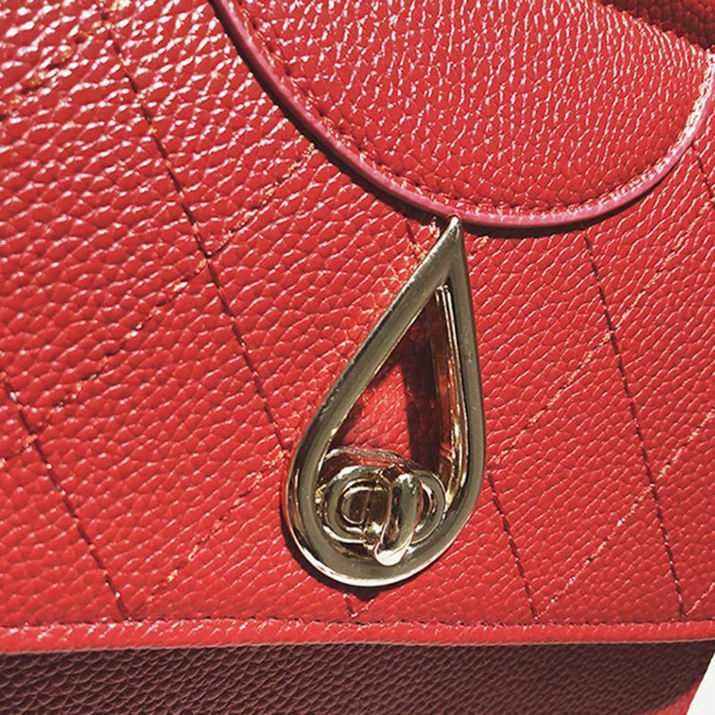 Metal Clasp Turn Lock Water Drop Twist DIY Handbag Bag Buckle Hardware Craft Acc