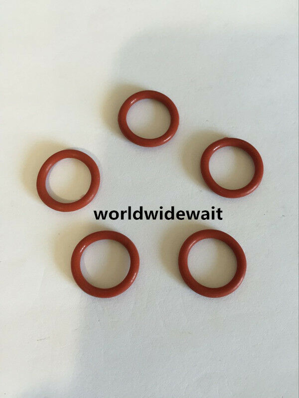 5PCS Industrial Red Silicone O Rings Seal 80mm OD x 3.5mm Thickness