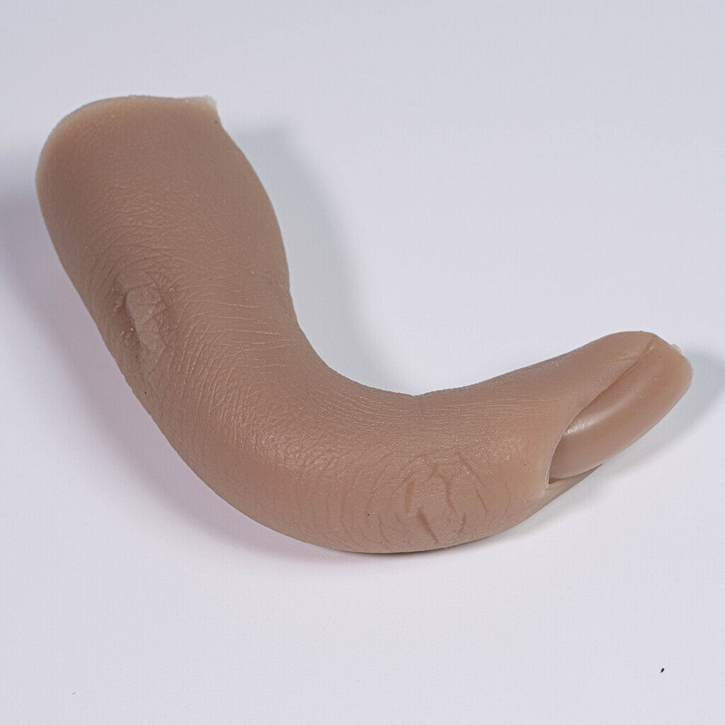 False Nail Art Silicone Practice Training Finger Manicure Display Wheat .