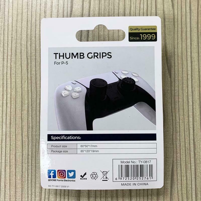 4in1 Thumb Stick Grip Cap Joystick Cover Silicone Rocker Cap For PS5 Controller