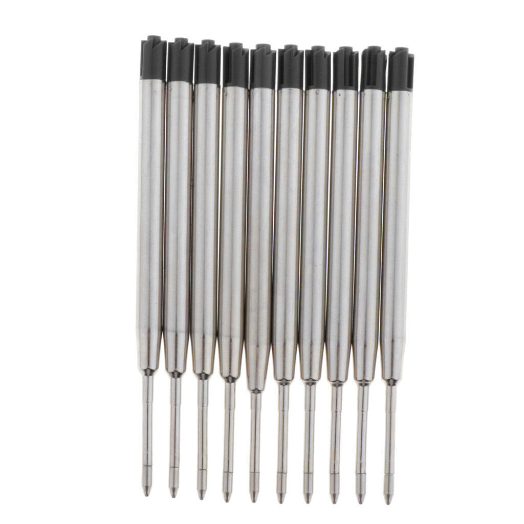 10 pieces rollerball gel pen ballpoint pen refill refills set