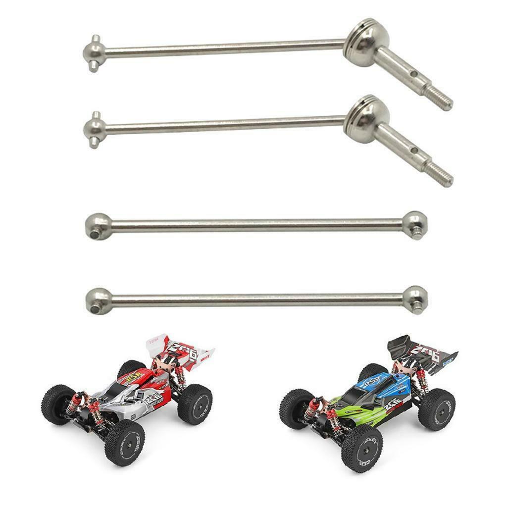 Front Rear Drive Shaft Dogbone Set for WLtoys 144001 1:14 RC Car Crawler