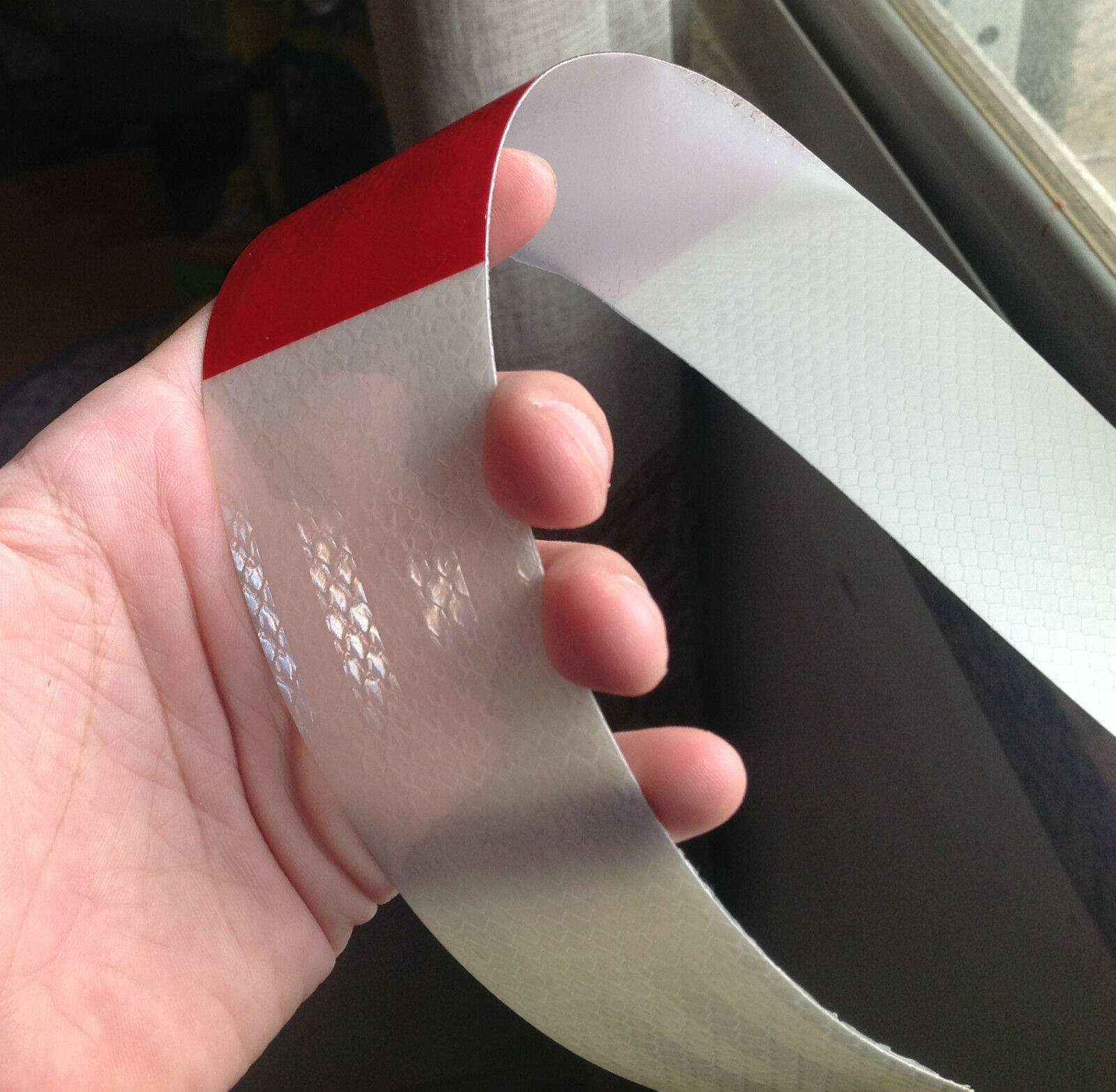 20 Foot Roll  Reflective Conspicuity Tape wihte red 6m=20’ CCC=DOT-C2 20pcs 2”