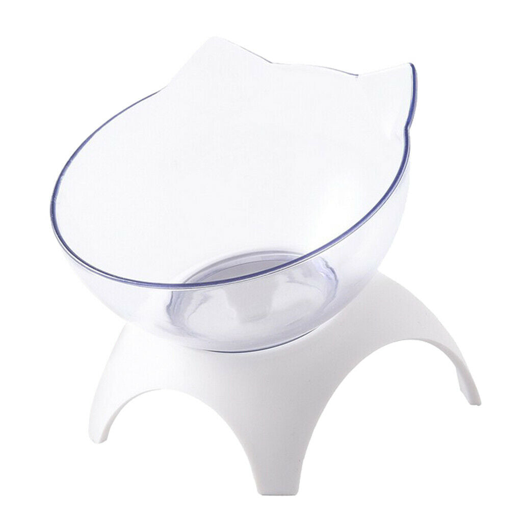 2x Kitten Kitty Elevated Bowls Raised Container Cats and Dogs Single Bowl