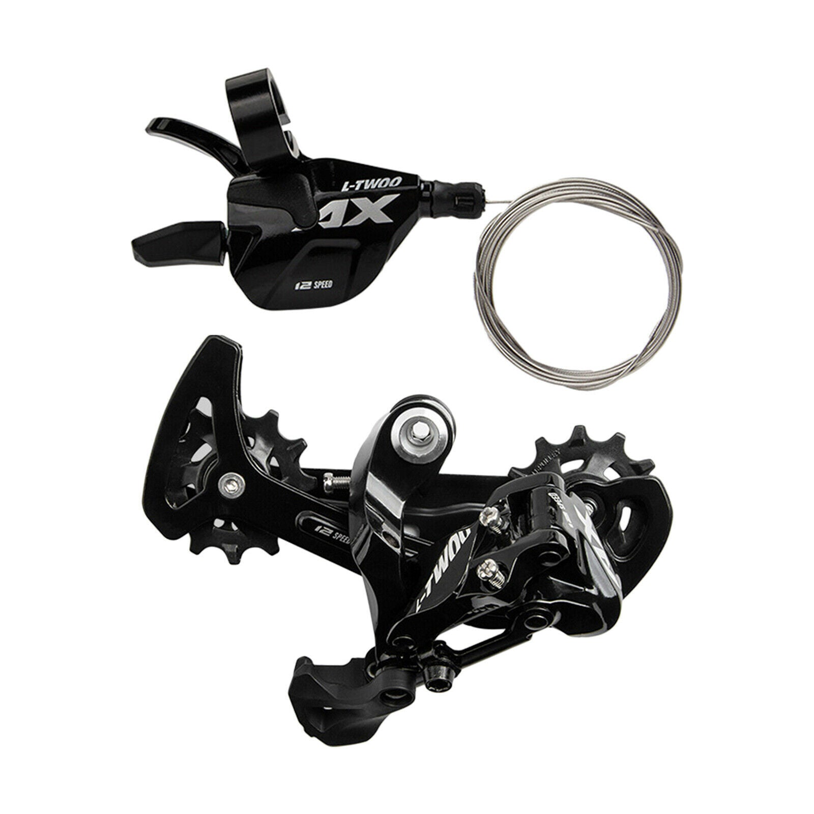 Mountain Bike Bicycle Rear Derailleur and Shifter Transmission Groupset Kit