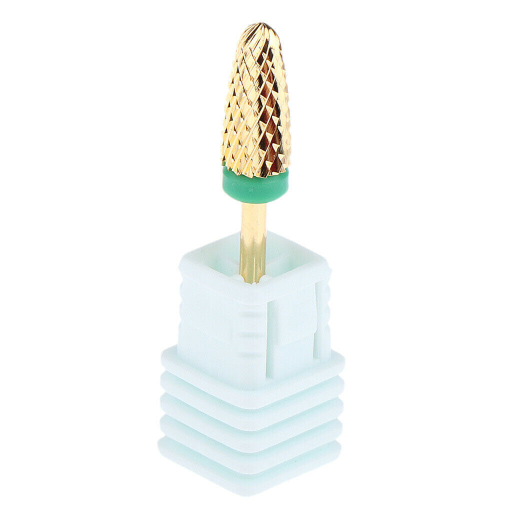 3Pcs Professional Alloy Nail Drill Bits Nail Tips Small Barrel Grinding Head