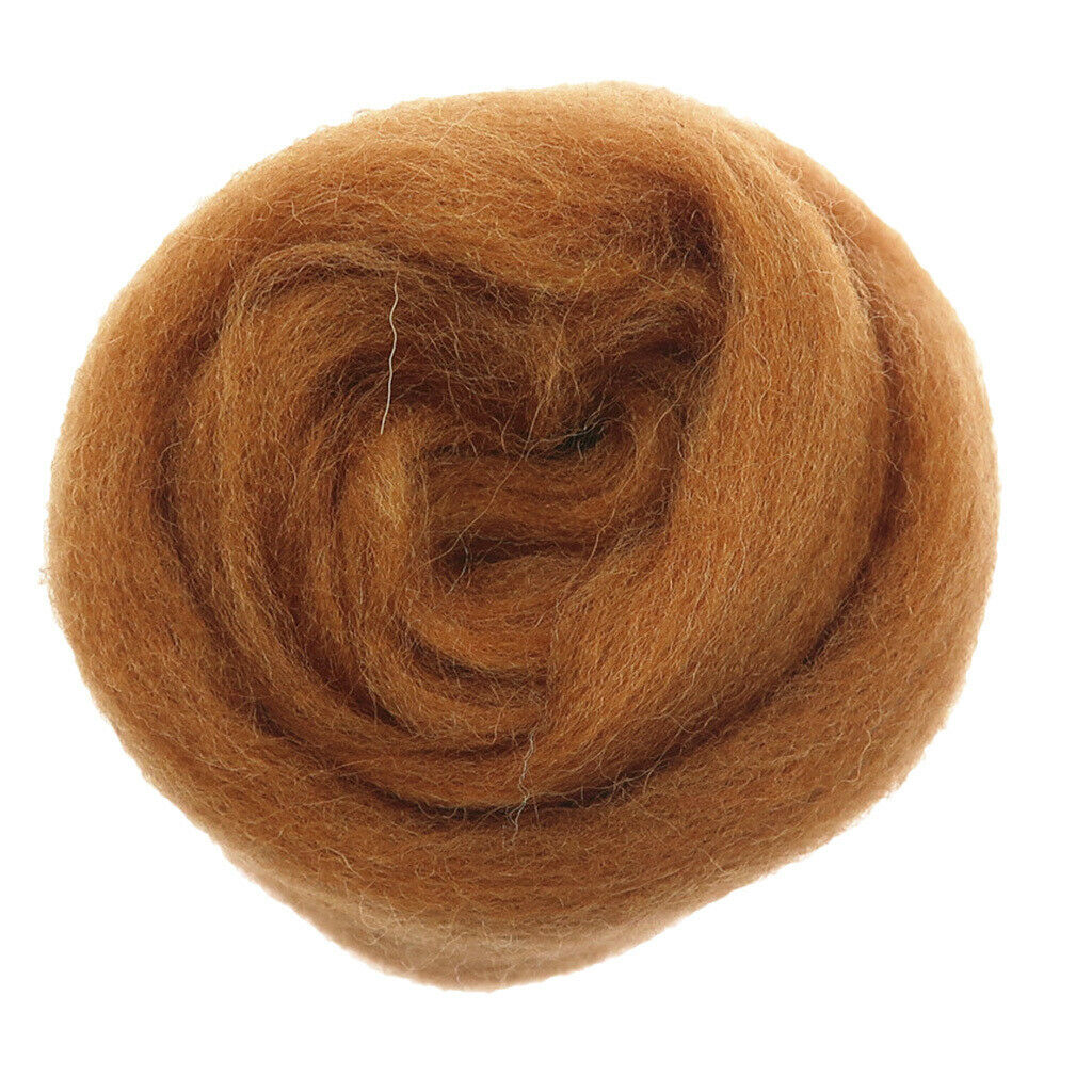 2Pcs Wool Roving/Tops, Mixed 2 Colors for Wet Felting/Needle Felting, Hand