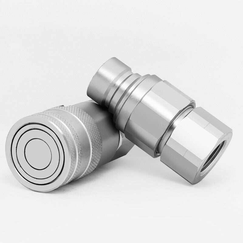 1/2 Npt Quick Connect Joint Flat Hydraulic Plug Set