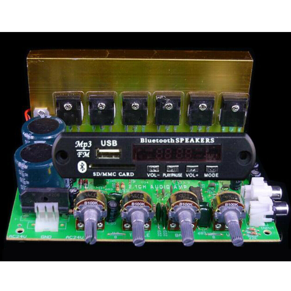 Bluetooth High Power 2.1 Subwoofer 300W Amplifier Board Home Tube 3 Channel