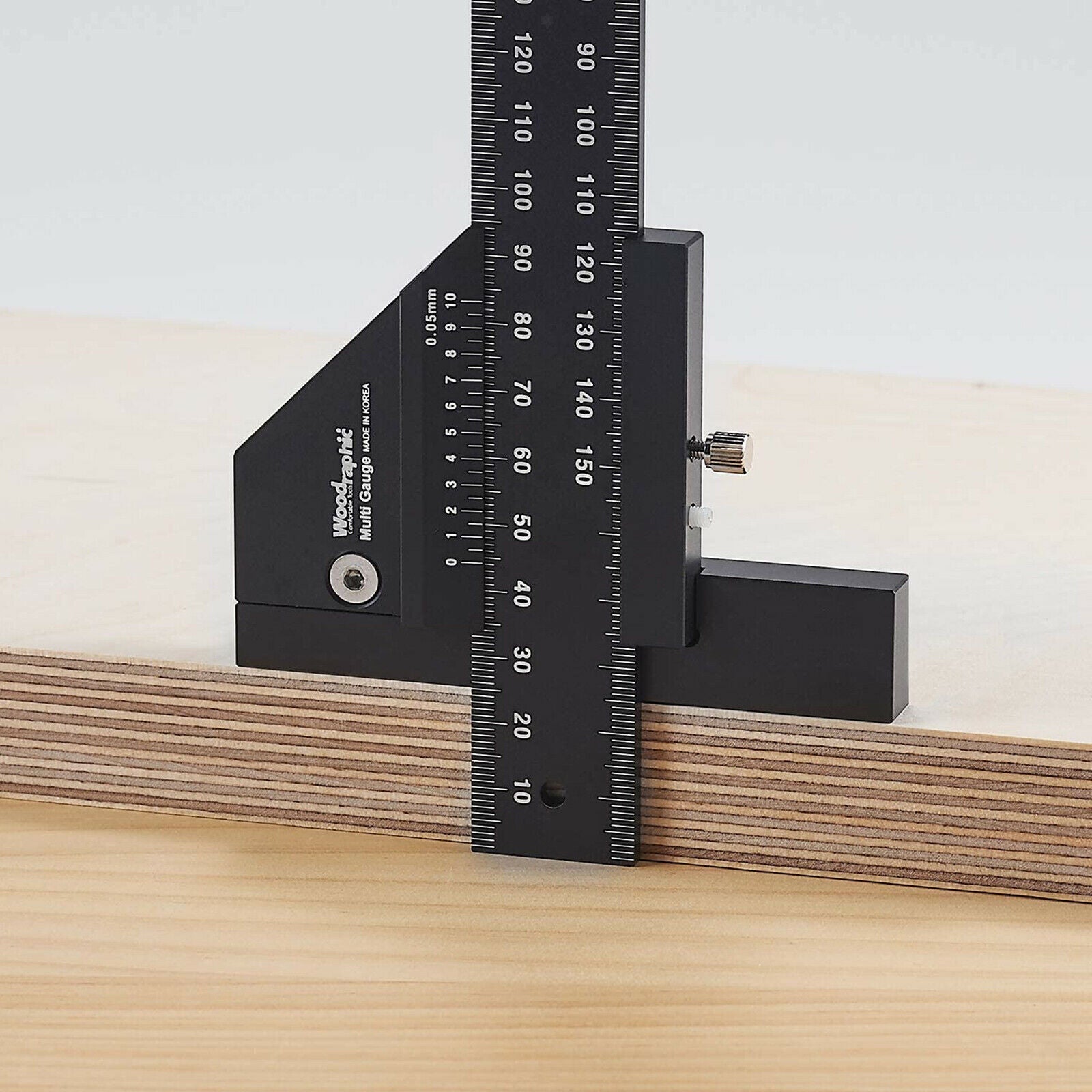 Dual Function Scriber Gauge Woodworking Multifunction Marking Ruler Tool