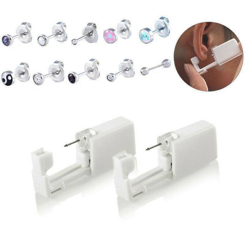 Sterile Nose Ring Stud Piercing Gun Unit Piercing Tool Nose-Piercer