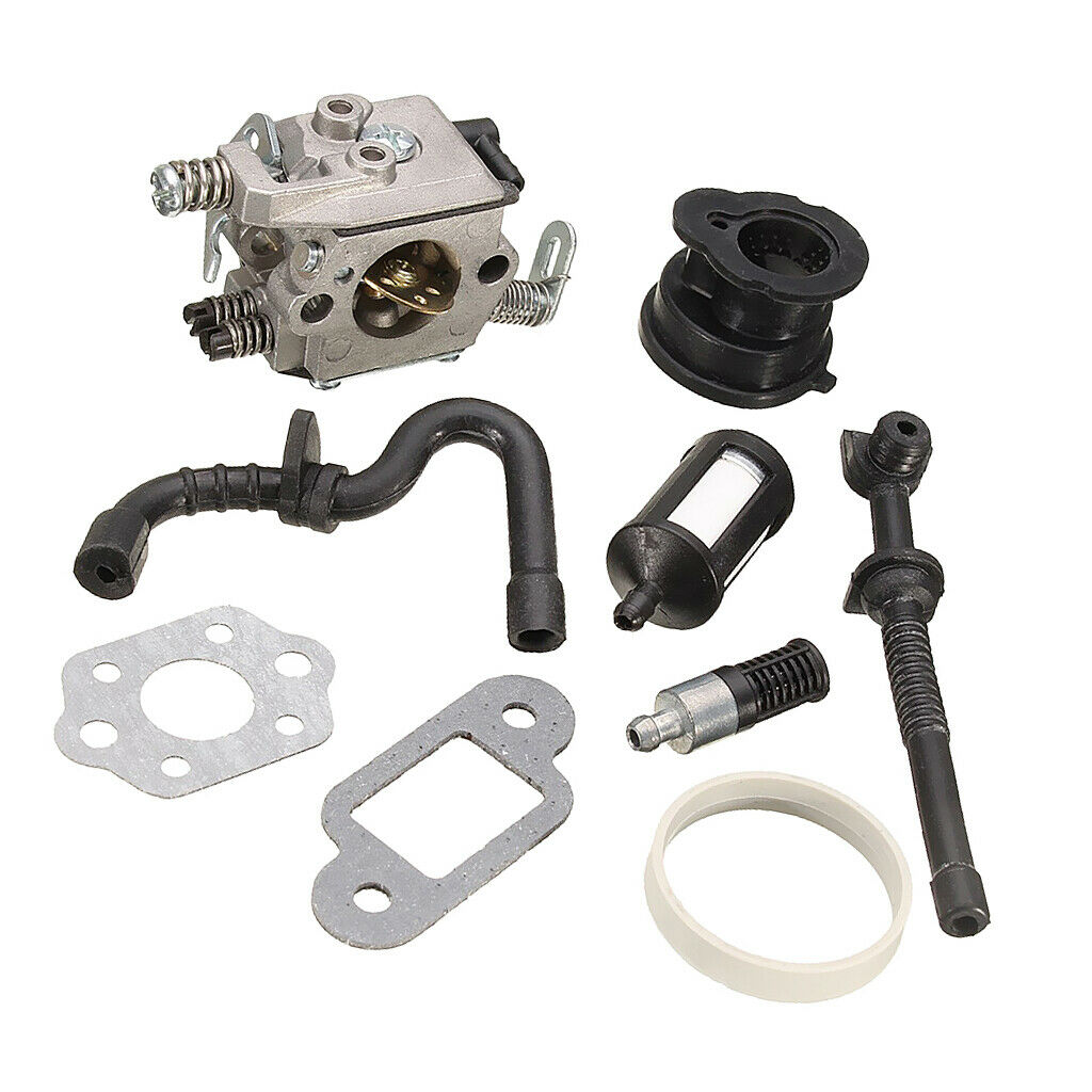 Air Filter Carburetor w/Gasket Fuel Line Filter Kit for STIHL MS180 Chainsaw