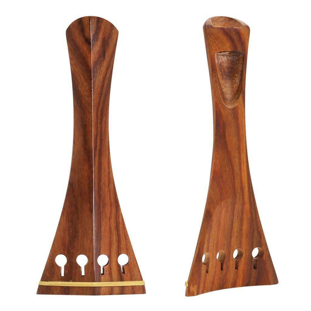 4/4 Violin Fiddle Accessories Tailpiece, Tuning Pegs, Endpin, Chin Rest Set