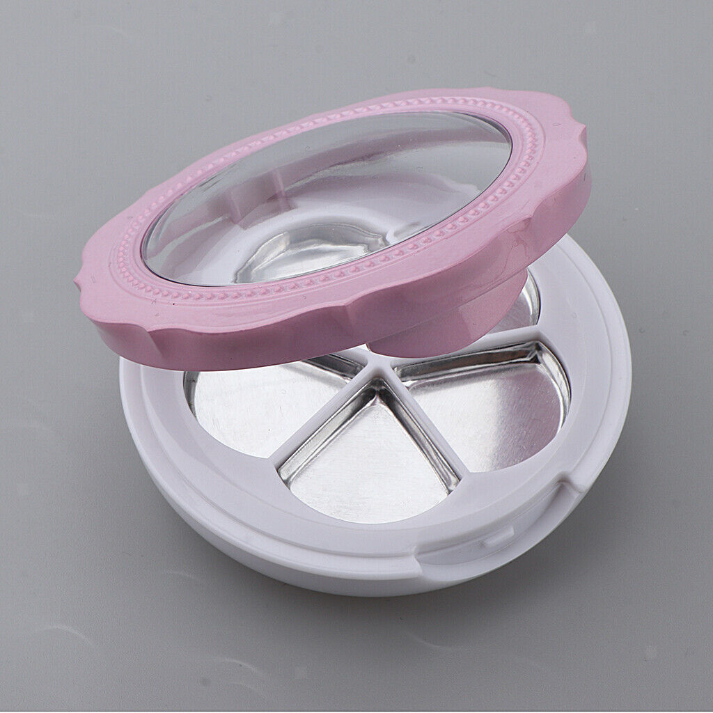 5 Slots Empty Eyeshadow Powder Blush Container DIY Cosmetic Lipstick Case 2x