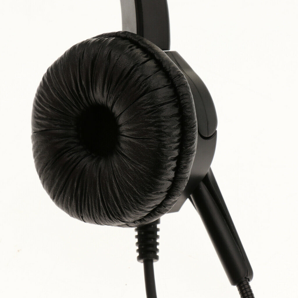 Ear Noise Canceling Call Center Office Headset with 2.5mm Adapter Cable