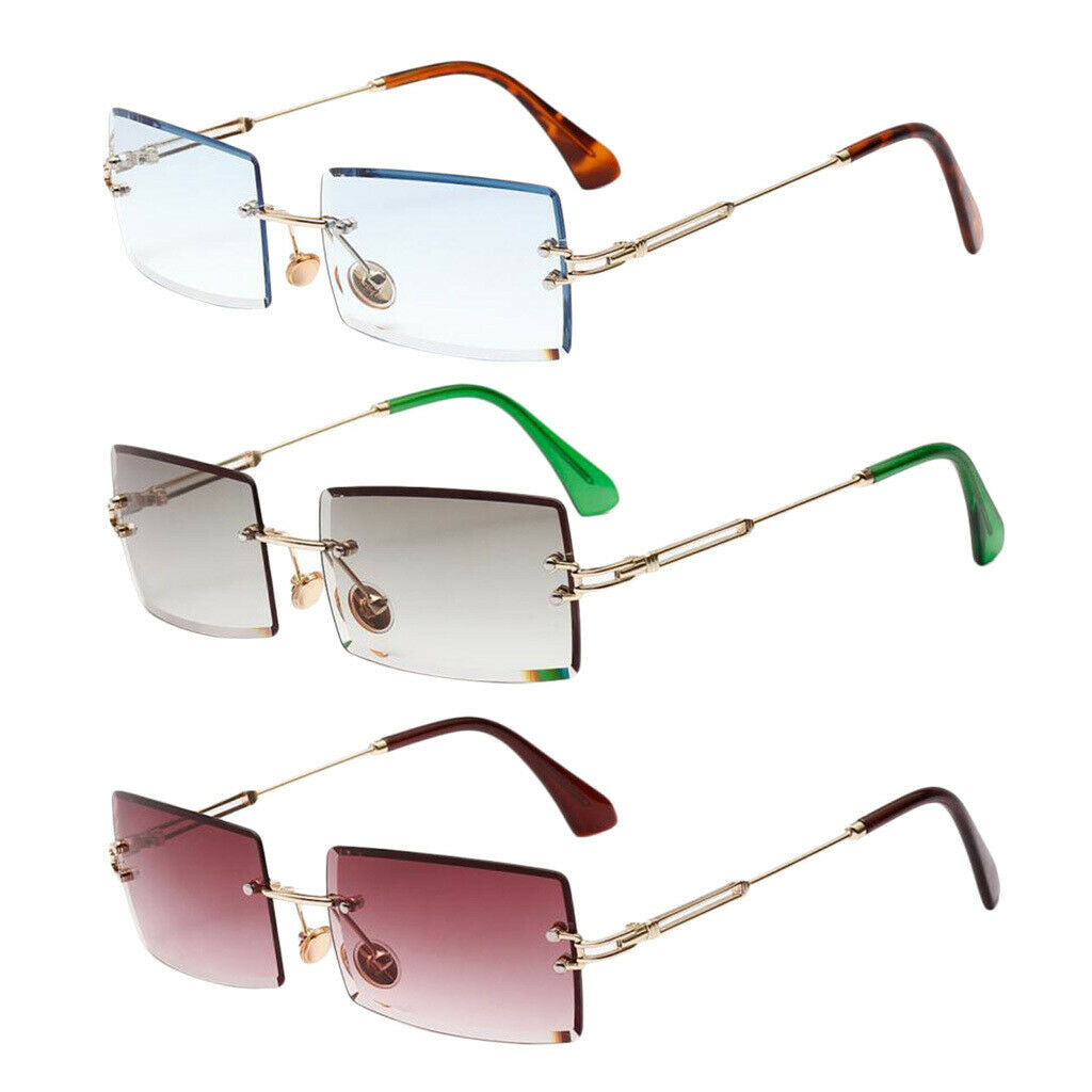 3x Fashion Women's Sunglasses Retro Party Tinted Lens Metal Frame Eyewear