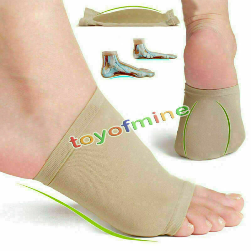 Silicone Gel Fallen Arch Support Cushion Flat Feet Foot Care Pain Relief Pads