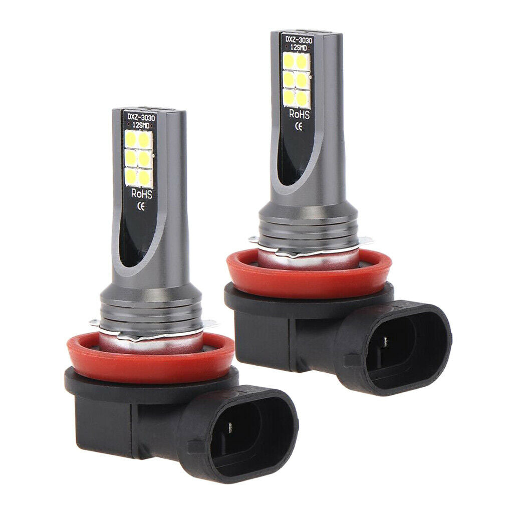 H8 H11 Car 3030 12-LED Headlight Bulb Main Lamp Lamp 1200Lm Fog Light 24W