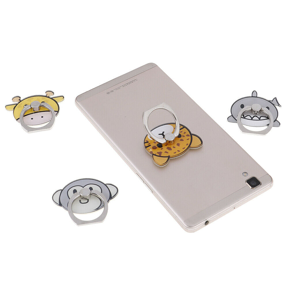 1pcs Universal cartoon animals finger ring mobile phone holder stand jJC.l8