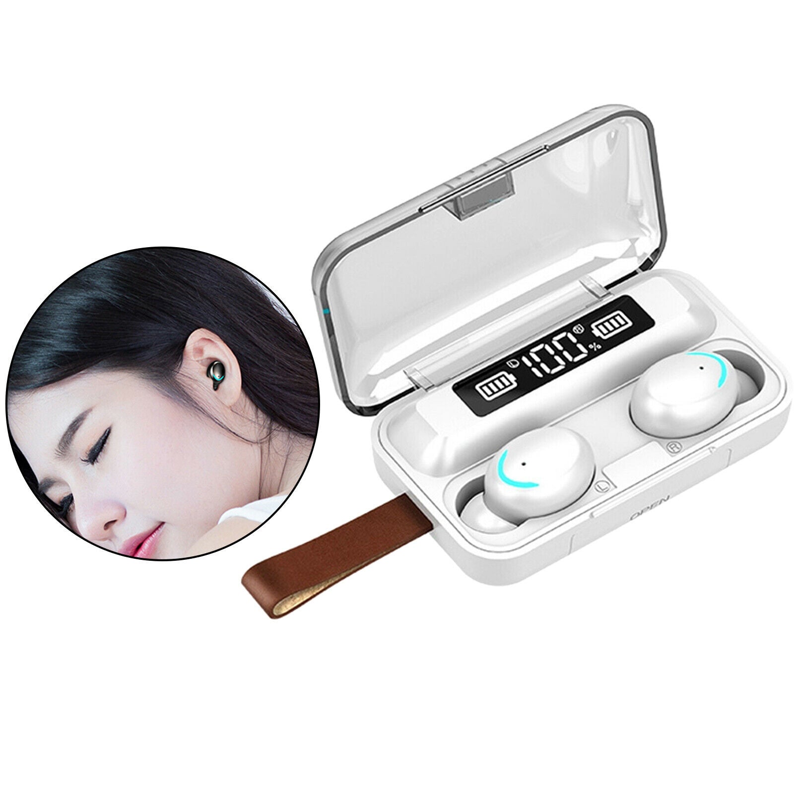 Wireless Headphones Bluetooth Earphones 9D Stereo Sound Earbuds Headsets