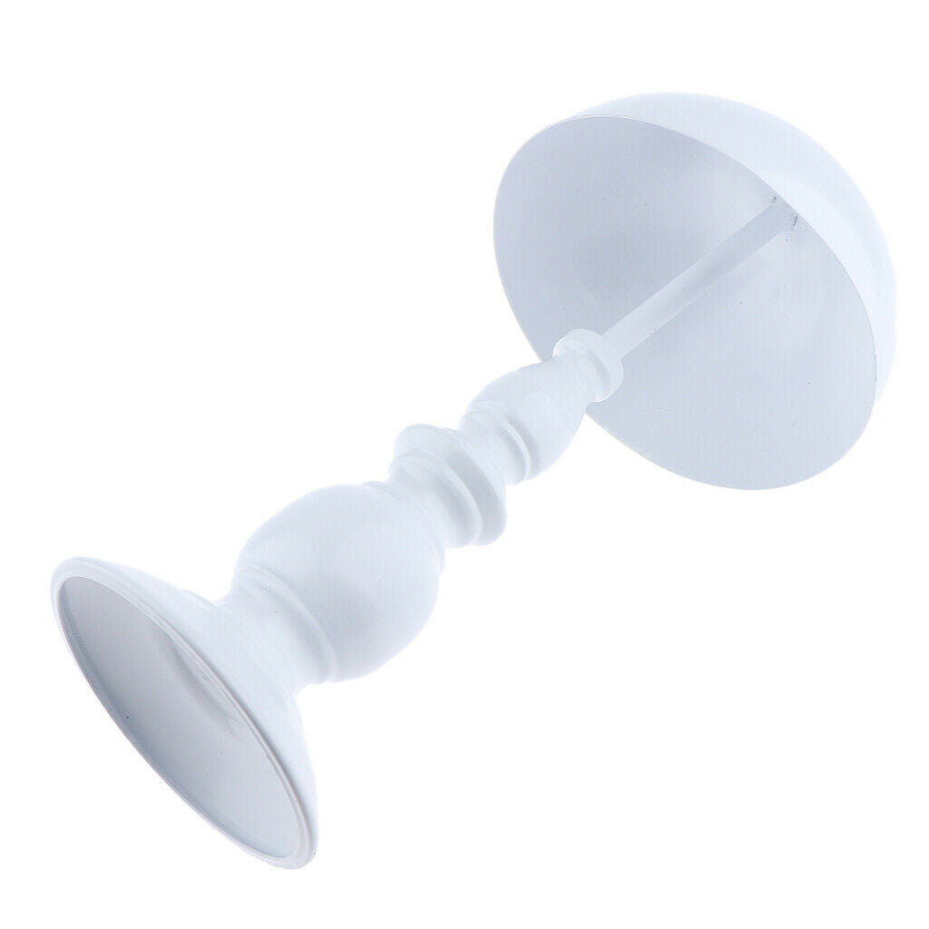 Retro Wig Hanger Metal Caps Display Stand Rack for All Wigs & Hats White