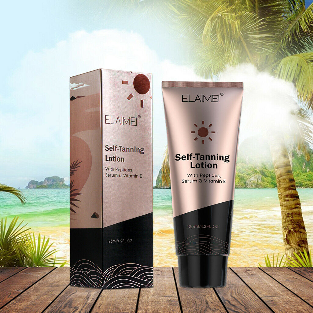 Organic Tanning Bronzing Self Tanning Lotion Body Natural Tan Looking 125 mL