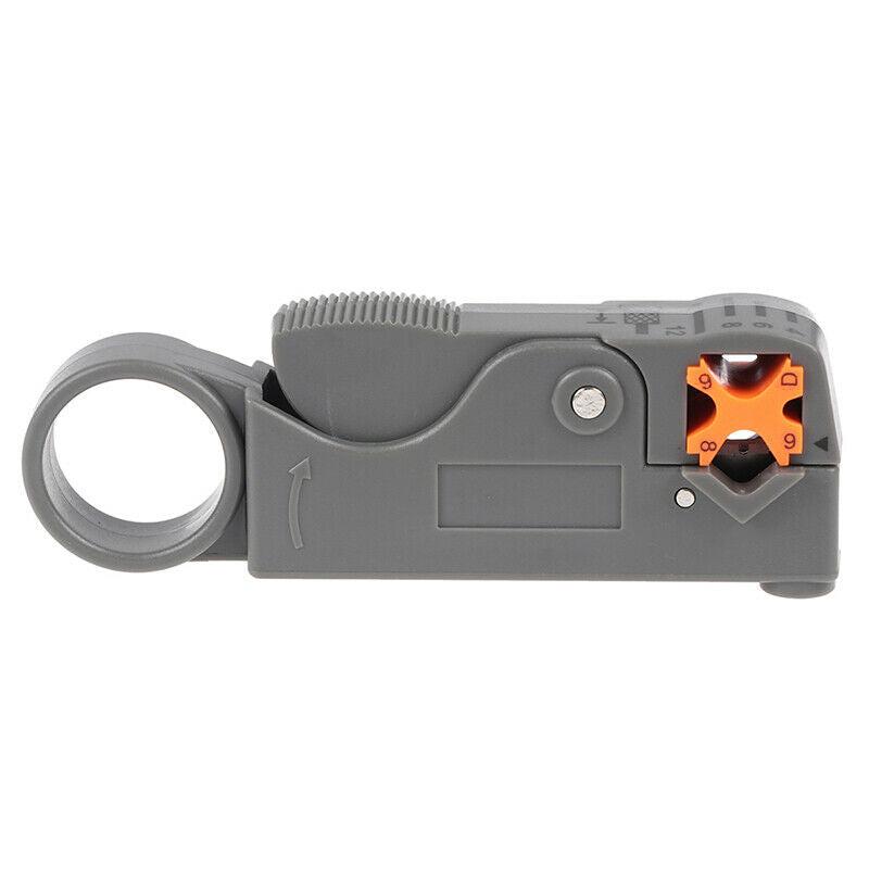 RG6/59 Wire Stripper Cable Cutter Pliers Double Blades Automatic Coaxial Rot WF