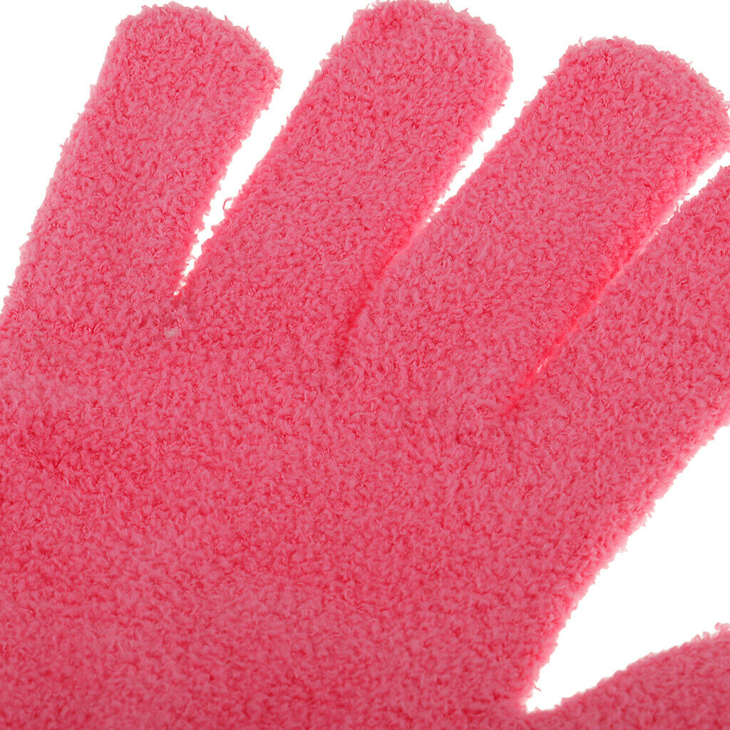 2 Pieces Ultra Soft Cotton Long Hair Drying Glove  Shower