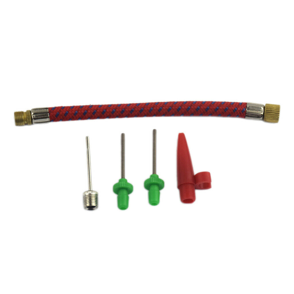 5.1'' Bike Pump Extension Hose for American Valve Sports Inflate Needle Nozzle