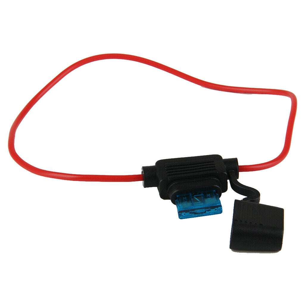 In Line Standard  Fuse Holder For 12V /15A Fuses Car Auto Bike