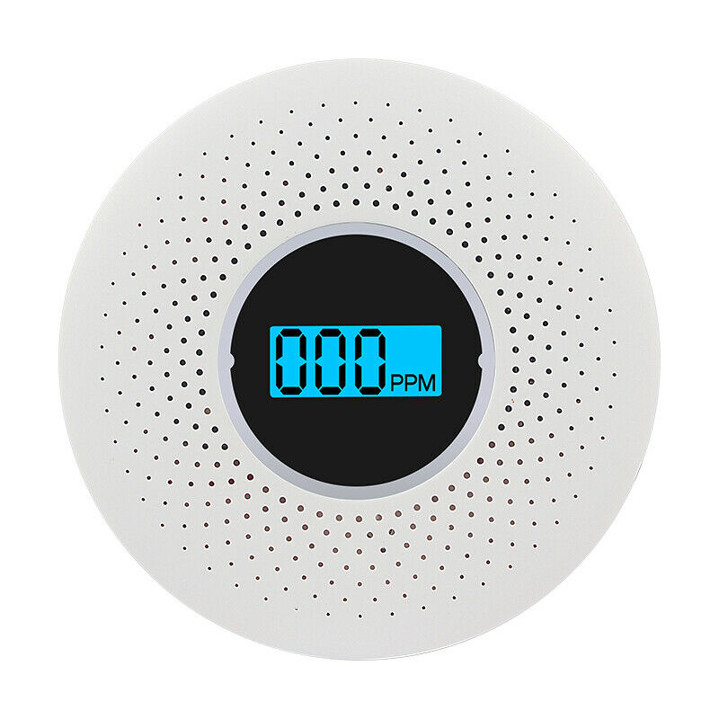 2 in 1 CO & Smoke Alarm Carbon Monoxide Detector Gas Warning Sensor Alert Alarm