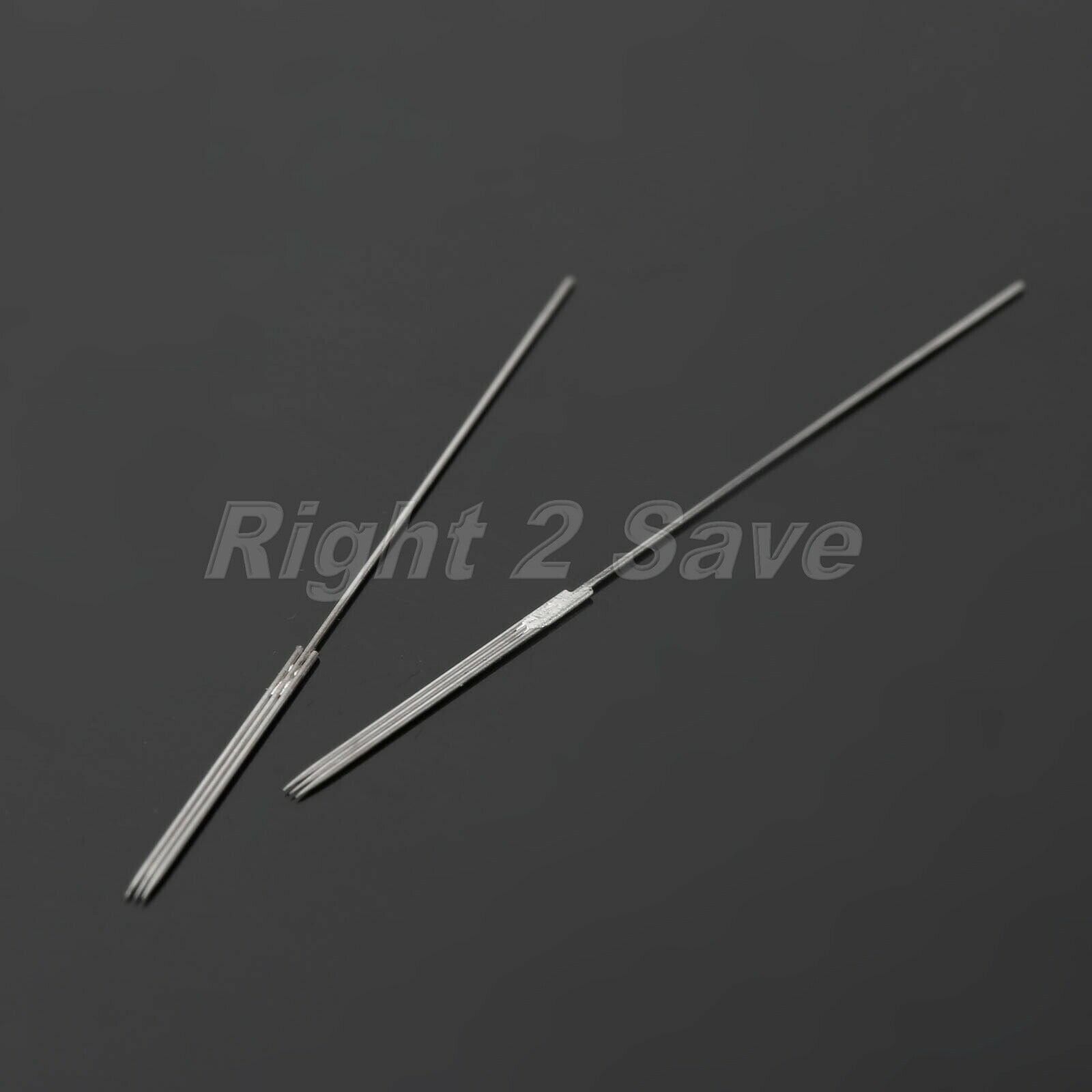 100pcs 3F Eyebrow Tattoo Needles Permanent Makeup Medical Grade Stainless Steel