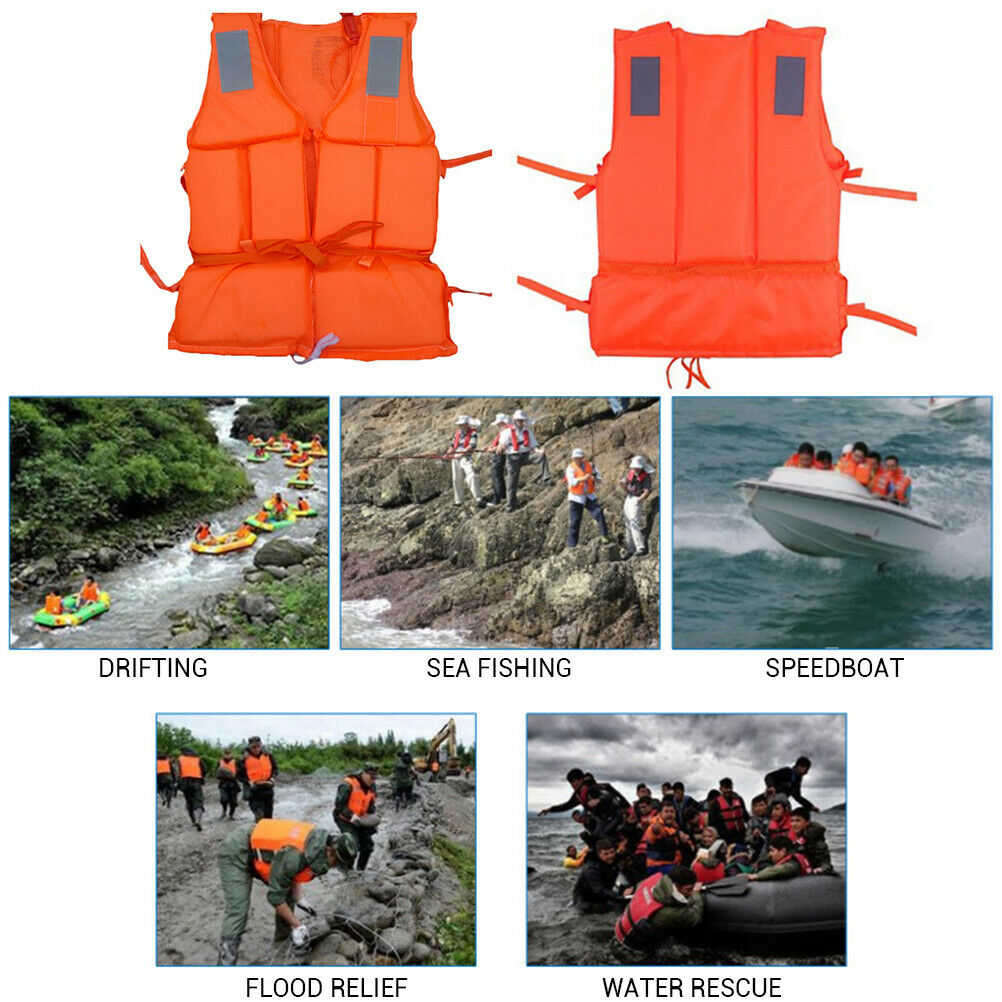 With Whistle Swimming Life Jacket Vest Safety Jackets For Water Sports Surfing