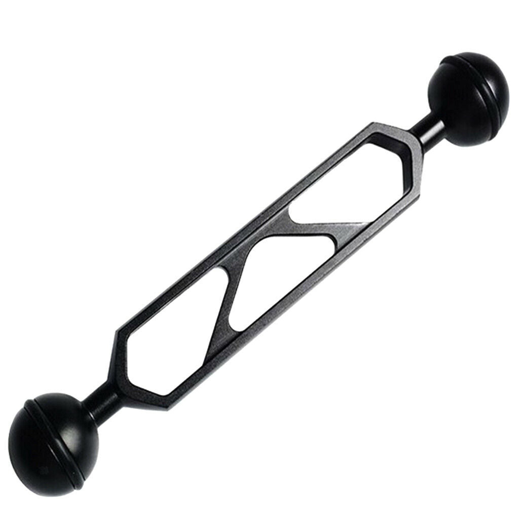 3PCS 6-inch Aluminum Alloy Double Ball Arm for Connecting Strobe/Video Light to