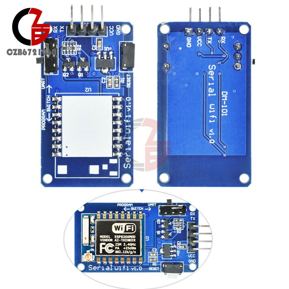 ESP8266 4.5-5V ESP-07 V1.0 TTL Serial Wifi Transceiver Adatper Board For Arduino