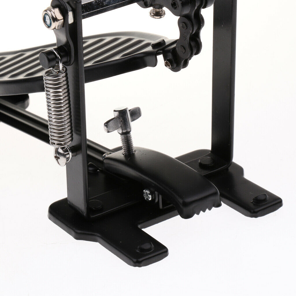 New Single Bass Drum Pedal Chain Drive Percussion Children Gift Black Black
