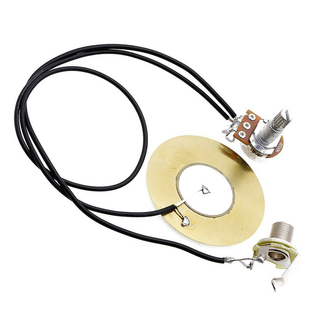 2Pcs Piezo Microphone Pickup Transducer for Guitar Violin Banjo Replacements