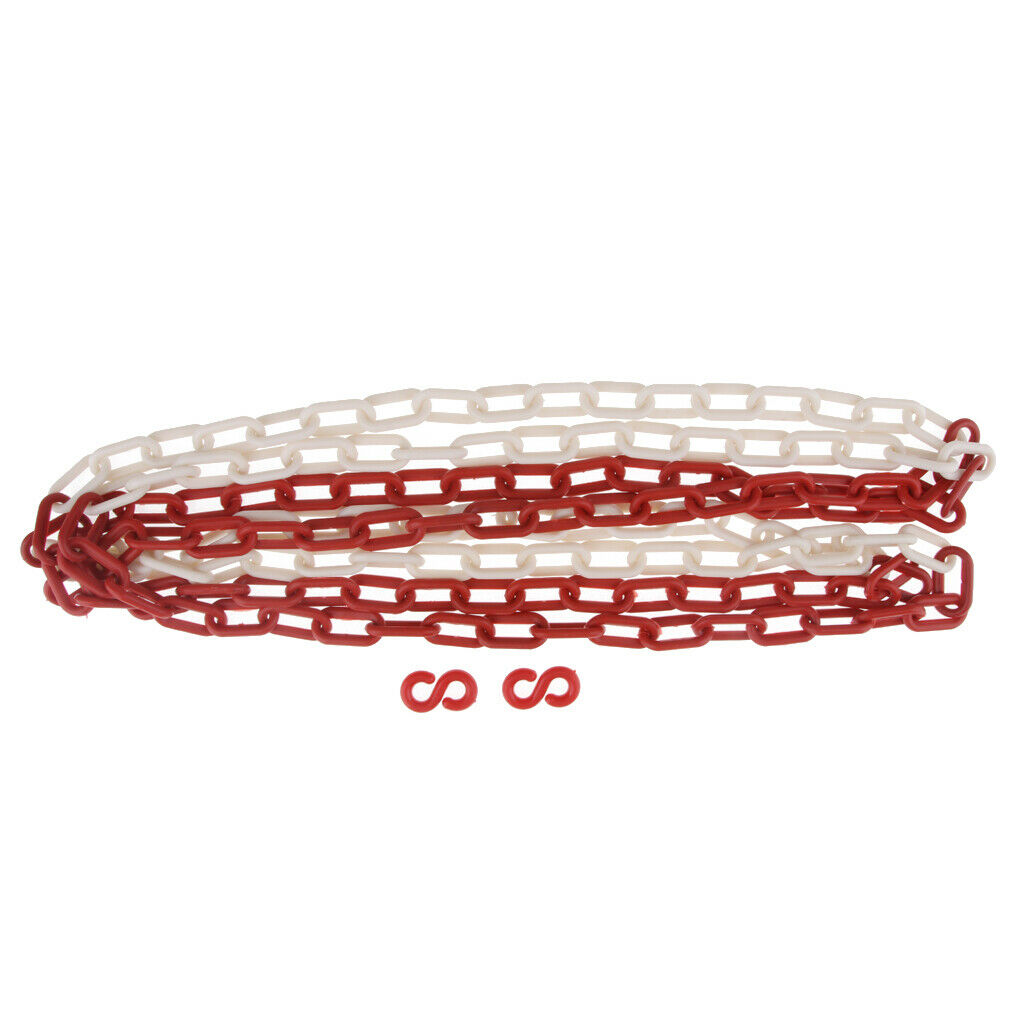 Plastic Chain 3.8m Commercial Safety Barrier for Crowd Control Queue Line Red +