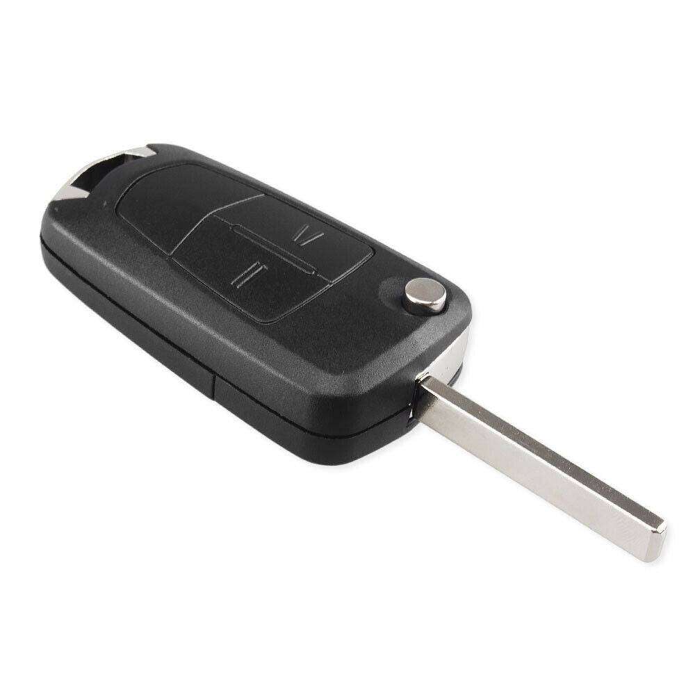 Auto Car Foldable Key Housing 2 Buttons Accessory Key Shell for Vauxhall/Opel