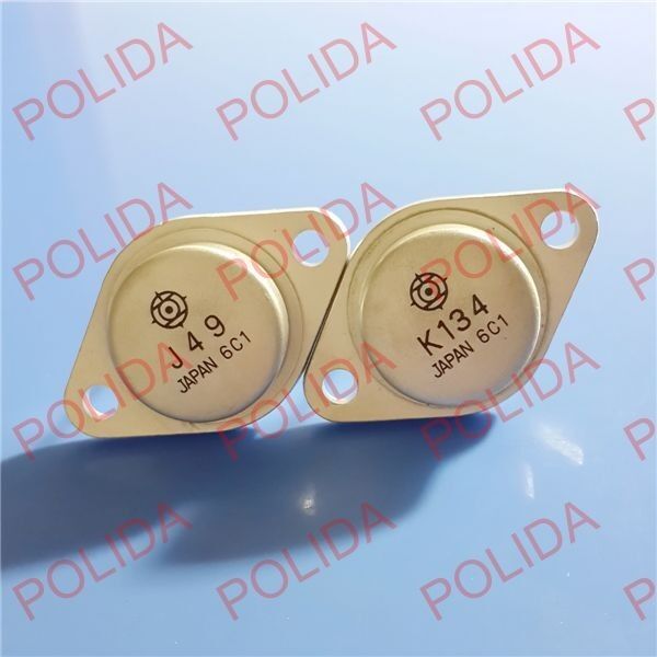 1pairs Transistor HITACHI TO-3 2SJ49/2SK134 J49/K134