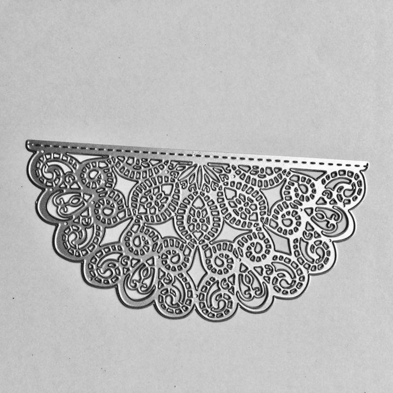 Semicircle Flower DIY Metal Cutting Dies Stencil Scrapbooking Album Paper Card