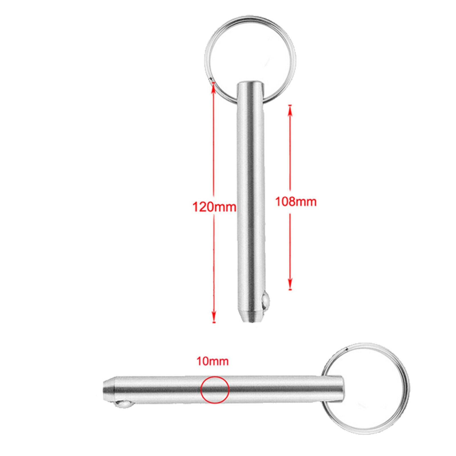 1cm Hardware Marine Stainless Steel 316 Quick Release Ball Pin Accessories
