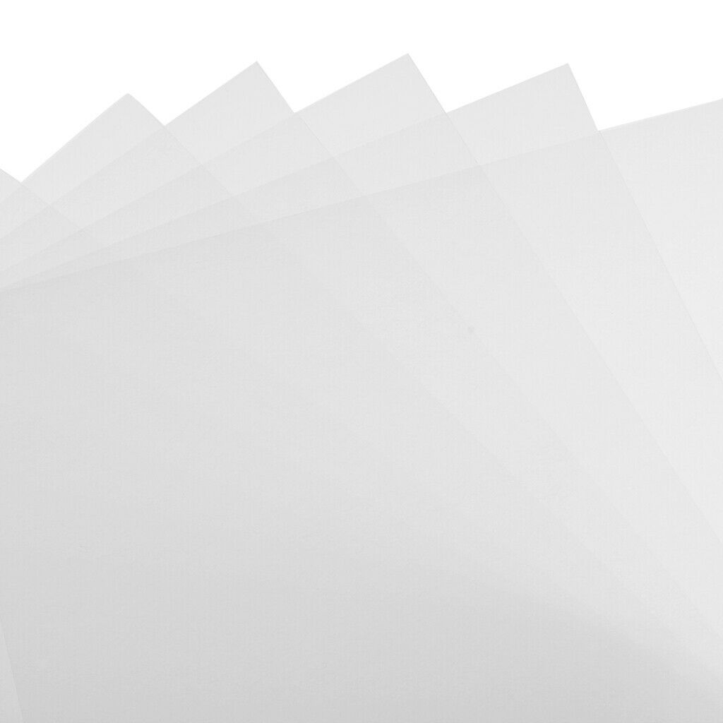 20 Pieces Clear Heat Shrink Film Paper Sheets for DIY Drawing Crafts Jewelry