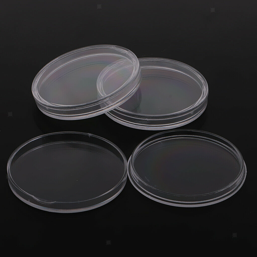 300Pcs Transparent Coin Collecting Protective Case Box Capsules 19/28/36mm