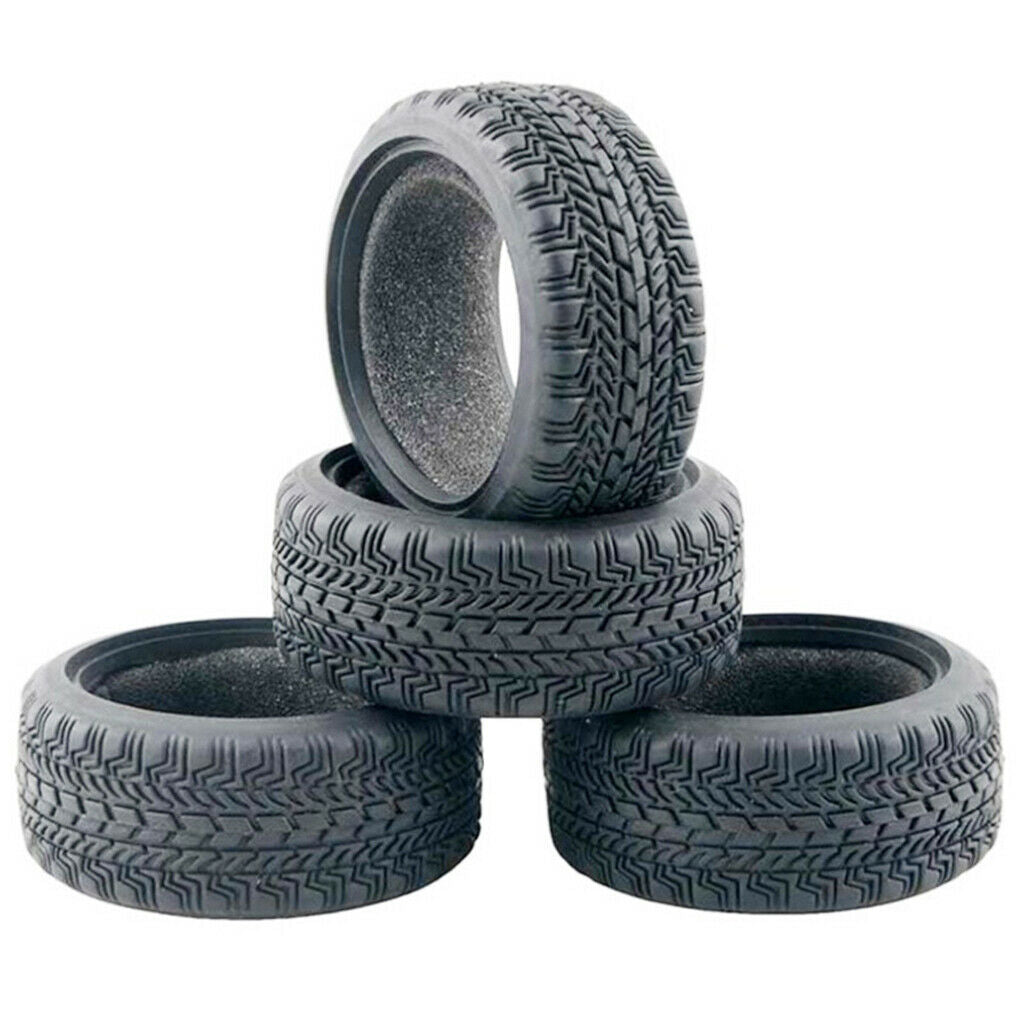 4pcs Tire Tire for HSP 1/10 RC Car Off Road Auto Spare Parts Accessories